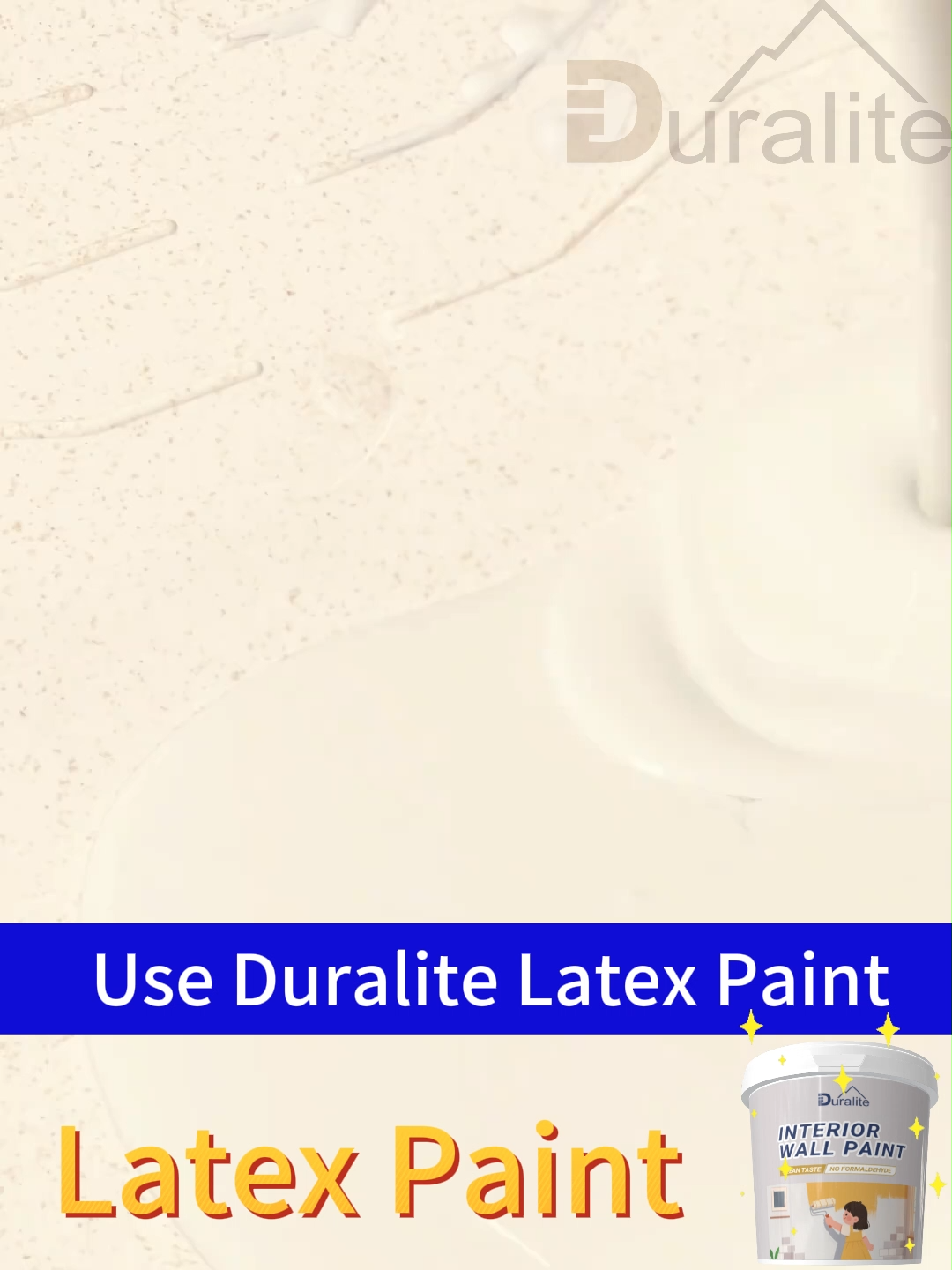 ✨Free brush✨Interior Latex Paint Quick Drying white Anti-Mold indoor outdoor Eco-Friendly Formaldehyde-Free Moisture-proof Crack-resistant Latex Paints Coating wall paint for Home Use