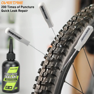 OVERTAKE Tubeless Bike Tire Sealant Puncture Repair Fluid Latex Long Lasting Fast Sealing for MTB Road CX Gravel Bicycle Tires