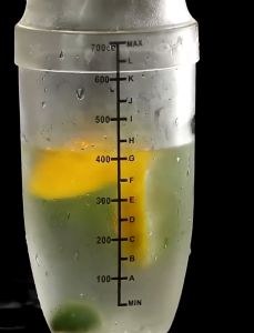 High Quality Acrylic Milk Tea Shaker Cocktail Juice Shaker Stirrer Barware Transparent Graduated Measuring Cups