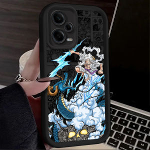 Bandai | Ốp Lưng Silicon One Piece Luffy Nika Moon Cho Xiaomi Redmi - Thiết Kế Mờ Mềm Chống Trầy Xước Tương Thích Với Nhiều Mẫu Máy