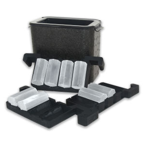 Clear Ice Ball Maker Mold Eco-Friendly 8pcs Silicone Whiskey Tray Mould Bubble-Free Ice Cube Maker 2 Inch Ice Box Mold