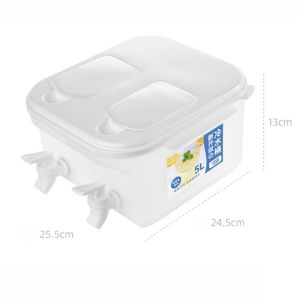 5L Filtering Faucet Water Kettle Plastic High-capacity Fruit Tea Preservation Kettle Home High Temperature Resistant WaterKettle