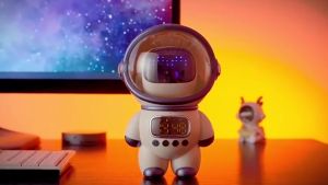 Loa bluetooth không dây loa phi hành gia loa cute decor siêu chất dung lượng pin lớn 1800mAh