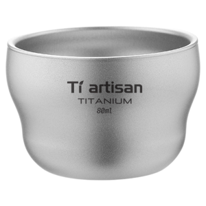 Tiartisan | Pure Titanium Double-layer Tea Cup and Pot Set