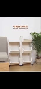 Rak Plastik Susun Tempat Penyimpanan Serbaguna 3-4 Tingkat dengan Roda untuk Penyimpanan di Ruang Tamu Kamar Tidur Dapur dan Kamar Mandi