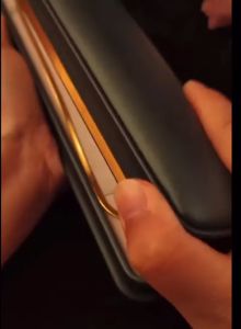 Kalung Titanium Wanita Hati Anti Karat & Luntur Liontin Golden Emas