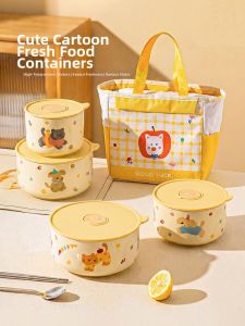 MODERN SWEETHOME | Microwave Safe Sealed Freshness Bento Box