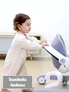 KALA รถหัดเดินเด็ก รถหัดเดิน รถกลมหัดเดิน 6 ล้อ ปรับได้ถึง 3 ระดับ baby walker Foldable