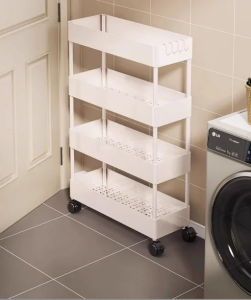 Ljxz | Narrow Space Storage Rack with Wheels