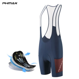 PHMAX | PHMAX Womens Cycling Bib Shorts 5D SEAT PAD MTB Road Bike Shorts Breathable Quick Dry Summer Bicycle Bib Biking Shorts Outdoor