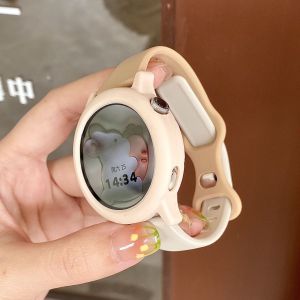 Huawei GT3 GT4 GT5 GT2 pro Watch Band Womens Butterfly Buckle Silicone Anti-Fall Protection Case Compatible Smartwatch Bands