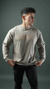 Lockerwear Kaos Lengan Panjang Oversize Pria Baju Long Sleeve Casual Sport Olahraga Gym Fitness