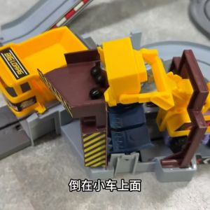 Electric Construction Vehicle Toy Set for Children Quarry Track Digger Adventure Game Multi-functional Educational Toys