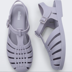 MELISSA รุ่น POSSESSION 32408 รองเท้าส้นแบน รองเท้ารัดส้น รองเท้าพลาสติก เมลิสซ่ารองเท้าแตะอินเทรนด์สไตล์เกาหลี แฟชั่นย้อนยุคถักทอ