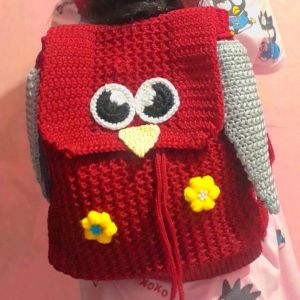 RANSEL RAJUT OWL