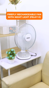 Firefly 12" Multi-function Rechargeable DeskFan White SRP 2800