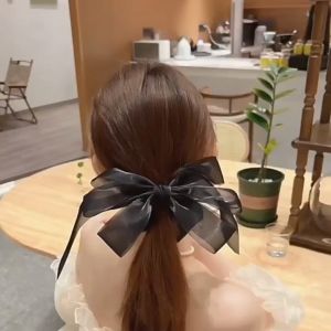 Bestella💗COD Klip Pisang Klip Vertikal Kuda Klip Rambut Kembali Kepala Kepala Perhiasan Temperamen Temperamennya Kecil dan Segar