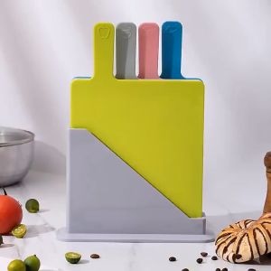 5PCS Chopping Board Set Cutting Board Set Classification Antibacterial Cutting Board Multifunctional Thickening