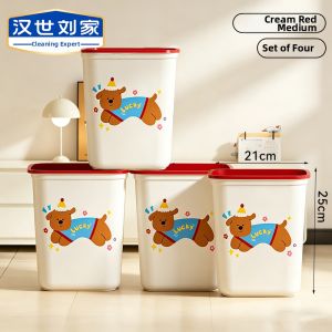 HANSHILIUJIA | Cute Style Large Trash Bin