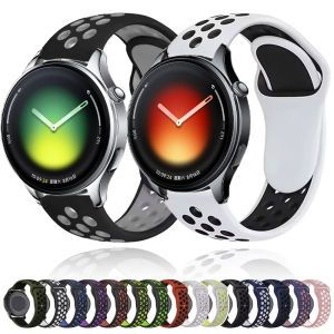 jansin | 20/22mm For Xiaomi Watch S5 S4 46mm Silicone Strap For Xiaomi Watch S4 S3 S2 S1 Pro/2Pro/Mi Color 2 Wristband Accessories