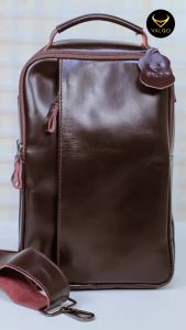 Tas Waistbag Kulit Pria Tas Selempang Slingbag Kulit Pria Cowok Tas Slempang Kulit Pria Laki laki EVOS Bag Terbaru Keren Kekinian Dari Kulit Sapi Premium