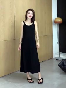 QIAOCHENXIAN | Spring Summer Plus Size Versatile Cami Dress