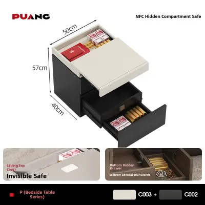 Puang | Luxurious Dark Hidden Storage Multifunction Cabinet