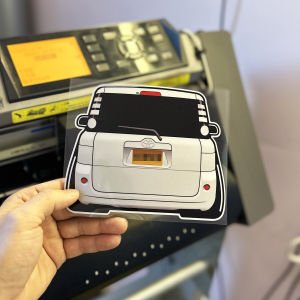 สติกเกอร์ตกแต่งรถยนต์สีดำ ดีไซน์สัตว์ ลายสก็อตสีสันสดใส สำหรับ Toyota Sienta รถยนต์ขนาดเล็ก ดีไซน์สั้น ดีไซน์สุดเท่