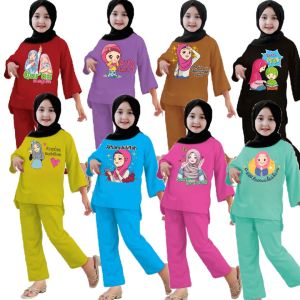 BAJU SETELAN ANAK MUSLIM / SETELAN ANAK VIRAL KEKINIAN / SETELAN ANAK PEREMPUAN VIRAL