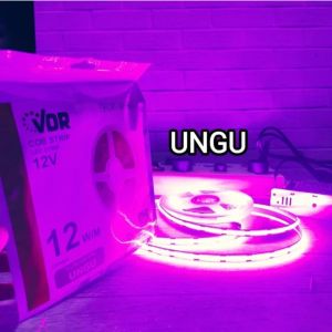 PIOLINE LED STRIP COB DC 12V 252LED / METER IP65 5M 1Roll 5 METER CAHAYA PUTIH / MERAH / BIRU / HIJAU / KUNING WARM WHITE 3000K SUPER TERANG BAGUS KUALITAS TERJAMIN