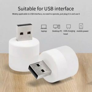 USB Plug Lamp Computer Mobile Power Charging Lamps LED Eye Protection Reading Light Night Light