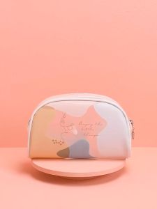 Túi đựng mỹ phẩm Morandi đa năng chất liệu PVC Nhám hoạ tiết sang trọng tiện dụng TMP20