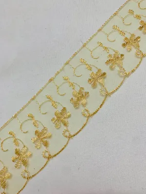 [ Phụ liệu may giá rẻ] Ren viền bản to trang trí quần áođầm váy đồ handmade hàng cắt mét theo yêu cầu