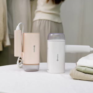 Inssa Handheld Garment Steamer 1200W Power 180ml Water Tank Foldable and Portable Dual Use Flat Hanging GTJH020