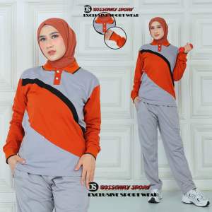 Setelan senam olahraga pria dan wanita terbaru/seragam senam terbaru harga promo