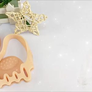 2pcs Toe Separator Silicone Alat Pemisah Jari Kaki Universal Pelurus Corrector Bunion Hallux Valgus Pelurus Jari Kaki