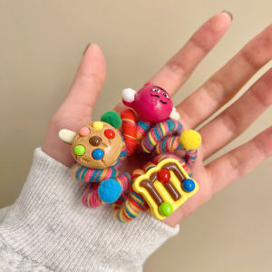 Adorable Durable Hair Ties Womens Stylish Phone Cord Hair Bands Elastic Band Hair Accessories Korean Style Fresh out New