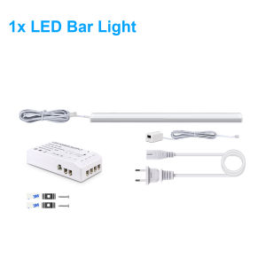 LED Cabinet Light Bar Hand Sweep Sensor Lamp AC110V 220V to DC 12V EU US Backlight Strip LED Light Tube For Closet Kitchen Decor