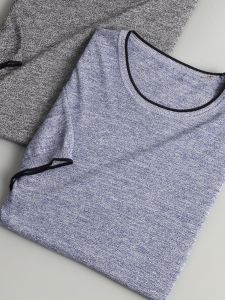 เสื้อยืดคอกลมแขนสั้นผ้าฝ้ายถักสำหรับผู้ชาย ทรงหลวม สไตล์ลำลอง สำหรับใส่ในช่วงฤดูร้อน เสื้อยืดคอกลมทรงพอดีตัว