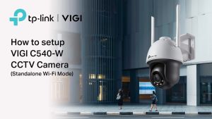 TP-Link VIGI C540-W 4MP 4MM Outdoor Full-Color Ultra-High Definition WIFI Pan Tilt Network Camera