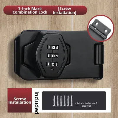 SHANNAIER | Password Lock Drill-Free Refrigerator and Freezer Lock Drawer and Sliding Door Lock