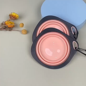 🔥 SG READY STOCK🔥Collapsible Pet Dog Travel Bowl for Outdoor 350ml
