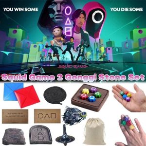 Squid Game Gonggi Stone Set: A Fun & Interactive Toy for Family Gatherings