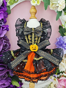 Handmade Pet Halloween Costume Funny Skirt Dog Yorkie Teddy Poodle Princess Dress Private Pet Costume Doggie Outfit Pet Apparel