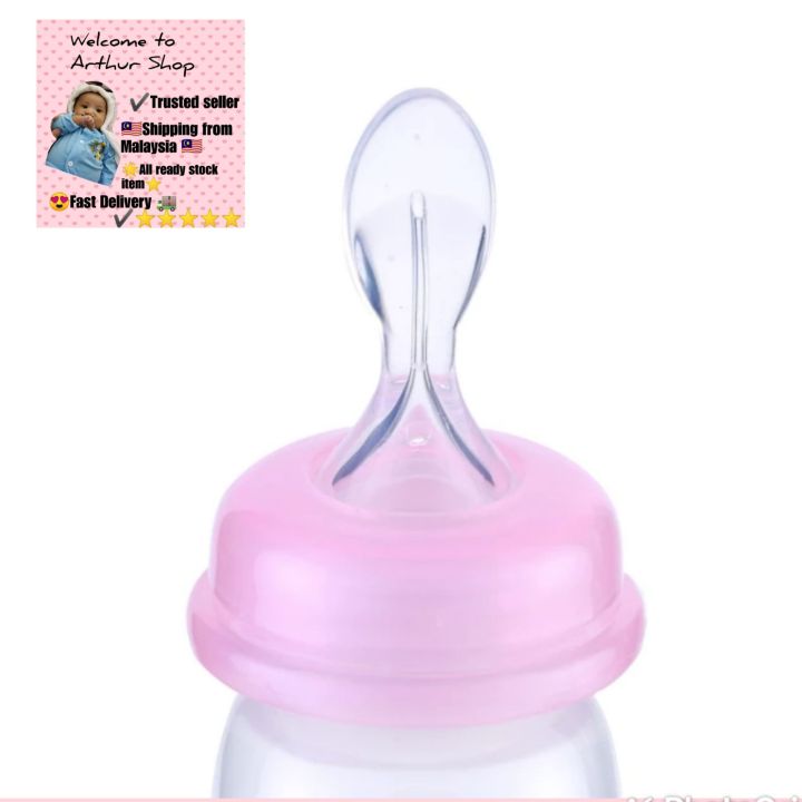 Spoon feeding bottle for Cleftlips and Cleft palate baby Silicone