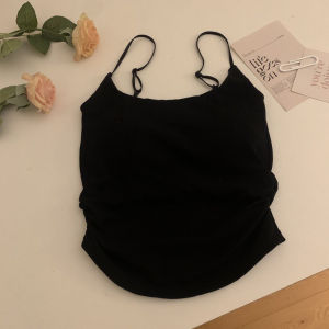 Áo Ba Lỗ Hở Lưng Ôm Vừa Vặn Cho Nữ Mùa Hè Mới Về Thiết Kế Ngọt Ngào Cay Nồng Có Đệm Ngực Bên Trong Và Ngoài Trời