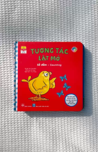 Sách Tương Tác Lật Mở Số Đếm Hình Dạng Màu Sắc Từ Trái Nghĩa Cho Trẻ 0-6 Tuổi - Đinh Tị