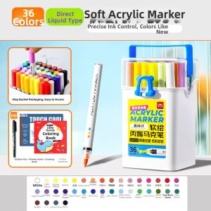 deli | Non-leaking Water-resistant Marking Pen 48 Colors