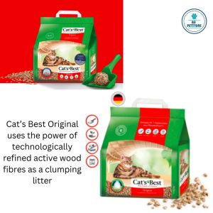 Cats Best cat litter 30 Litre 13kg Clumping Pasir Kucing yang terbaik 100% Organic easy to use