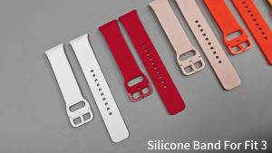 Screen Protector Case For Samsung Galaxy Fit 3 Bumper Smart Watch Strap Sport Wristband Fitness Bracelet Replacement Accessories